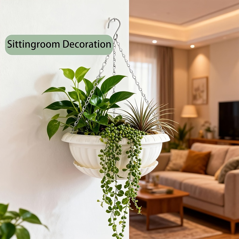 أواني زهور معلقة كبيرة لنباتات - مراجعة Spider Plant Hanging وسعره