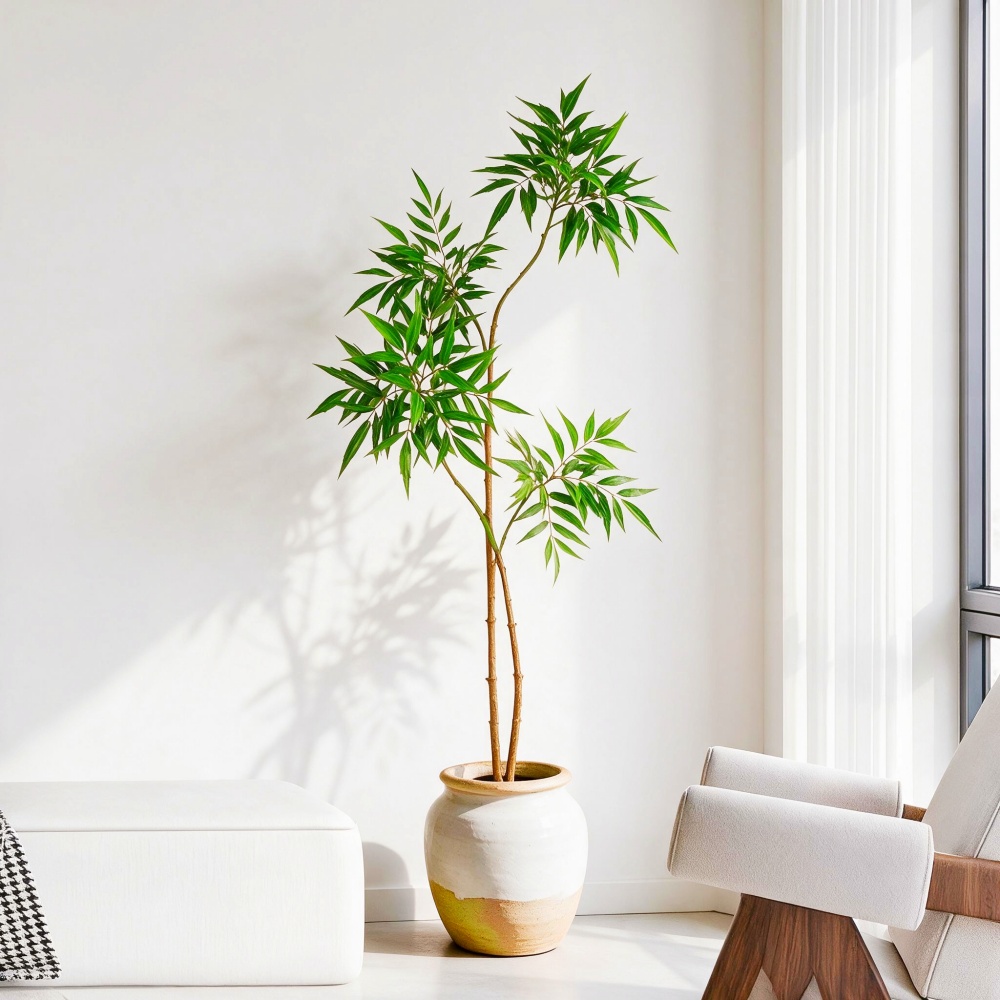 نباتات جيرانيوم صناعية كبيرة،  - مراجعة Ficus Lyrata Tree وسعره